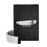 Image of CableMod C-Series Pro ModMesh Sleeved 12VHPWR Cable Kit for Corsair RM Black Label / RMi / RMx (White)
