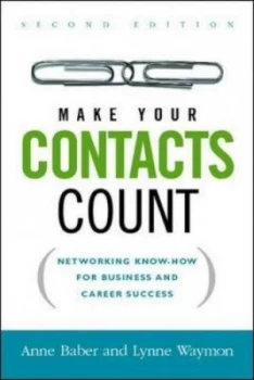 Image of Make Your Contacts Count by Anne Baber Paperback