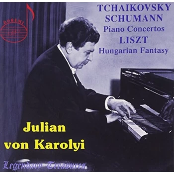 Image of Tchaikovsky Schumann: Piano Concertos (Music CD) - Julian Von K&aacute;rolyi: Tchaikovsky/Schumann/Liszt CD