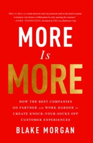 Image of More Is MoreHow the Best Companies Go Farther and Work Harder to Create Knock-Your-Socks-Off Customer Experiences