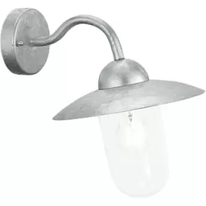 image of Eglo Milton - 1 Light Outdoor Wall Downlight Zinc-Plated, E27