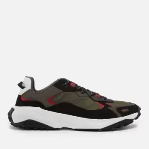 Image of HUGO Go1st Mens Shell and Faux Suede Trainers - UK 10
