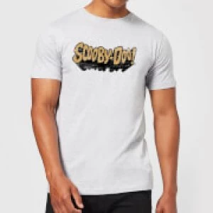 image of Scooby Doo Retro Colour Logo Mens T-Shirt - Grey - 3XL