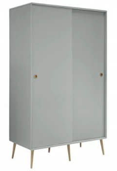 Image of Habitat Softline 2 Door Sliding Wardrobe - Soft Grey