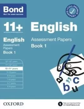 Image of Bond 11+: Bond 11+ English Assessment Papers 10-11 years Book 1 - Paperback - Used