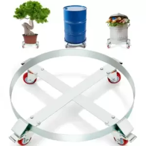 Image of VEVOR 55 Gallon Heavy Duty Drum Dolly, 1000lbs Load Capacity, Barrel Dolly Cart Drum Caddy, Non Tipping Hand Truck Capacity Dollies with Steel Frame 4
