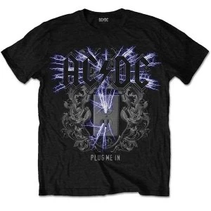 Image of AC/DC - Electric Unisex Large T-Shirt - Black