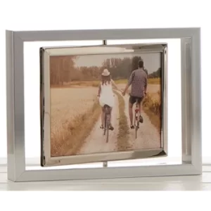 Image of Bright Silver Spin Frame 6x4