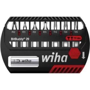 Image of Wiha 42137 Bit set 8 Piece Phillips, Pozidriv, TORX Plus