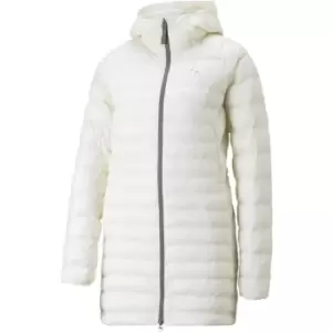 Image of Puma Primaloft Long Hooded Jacke - Cream