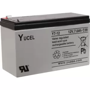 Image of ESP 12V 7Ah Alarm Panel Battery