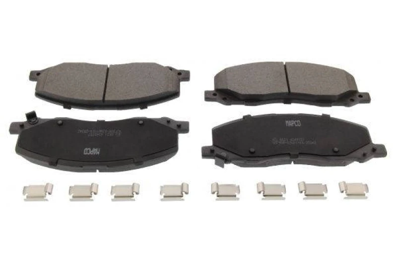 Image of MAPCO 6021 Brake pad set Front Axle, with acoustic wear warning, with accessories Brake Pad Set,disc brake (402)