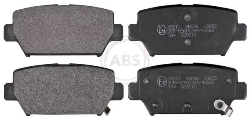 Image of A.B.S. Brake pad set A.B.S. 35217