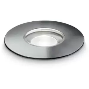Image of Ideal Lux Rocket - LED 1 Light Outdoor Recessed Spotlight Steel