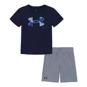 Under Armour Short Sleeve T Shirt Shorts Set Infant Boys - Blue