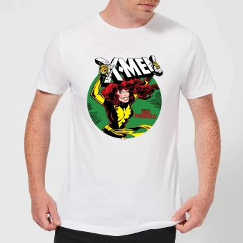 Image of X-Men Defeated By Dark Phoenix Mens T-Shirt - White - XS
