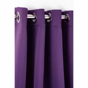 Image of Emma Barclay R.m. Eyelet Blackout Curtains Cali 46 X 72" Amethyst