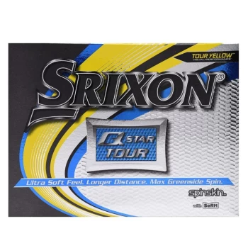Image of Srixon Q-Star 12 Pack of Golf Balls - Tour Yellow