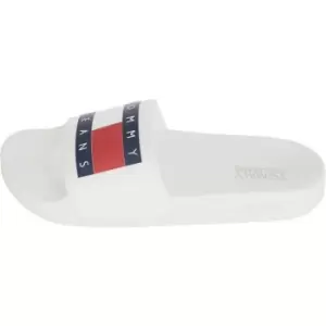 image of Tommy Jeans Pool Sliders - White