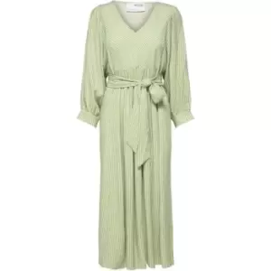 Image of Selected Femme Geills Dress - Green
