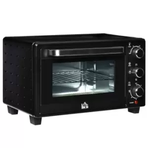 Image of HOMCOM 800-085V70 1400W Mini Oven 21L Countertop Electric Grill - Black
