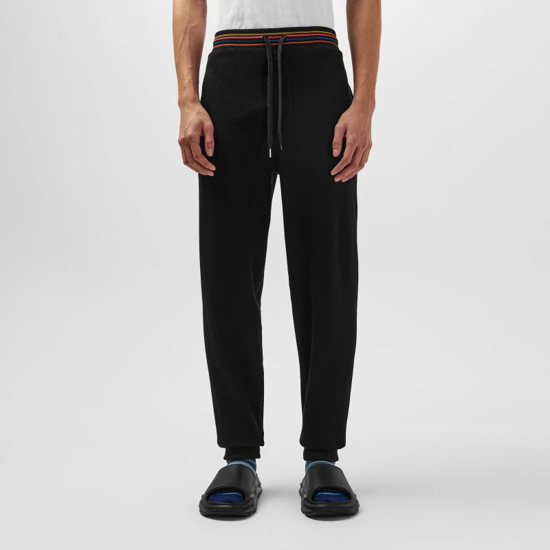 Image of Paul Smith PS U Artist Rib Jog - Black 2XL