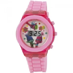 Image of Childrens Character Trolls LCD Watch