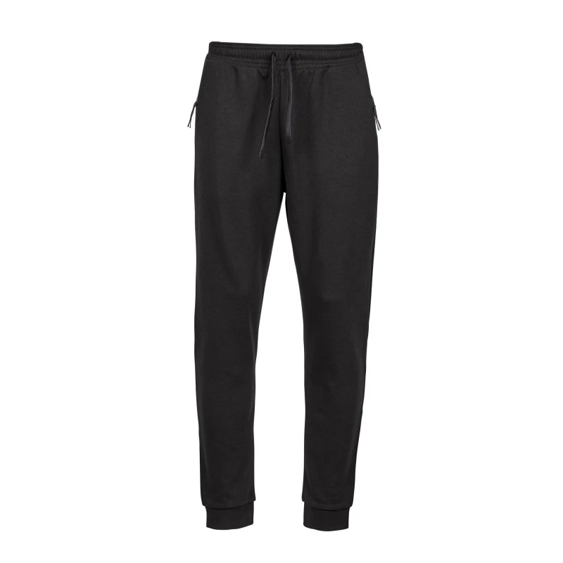 Image of TEE JAYS Mens Athletic Jogging Bottoms in Black Size: 3XL Black Male 3XL