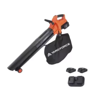 image of Yard Force LB C20B 40V Cordless 3-in-1 Blower Vacuum - Garden & Outdoor