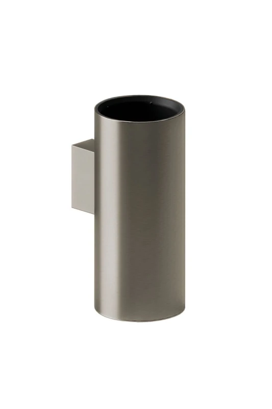 Image of Cosmic ''Toilet Brush Holder' made of Metal with Matt Grey Finish Grey