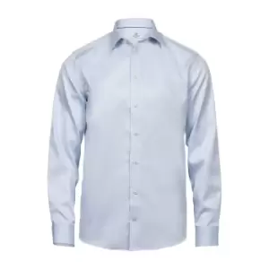 Image of Tee Jays Mens Luxury Comfort Fit Long Sleeve Oxford Shirt (4XL) (Light Blue)