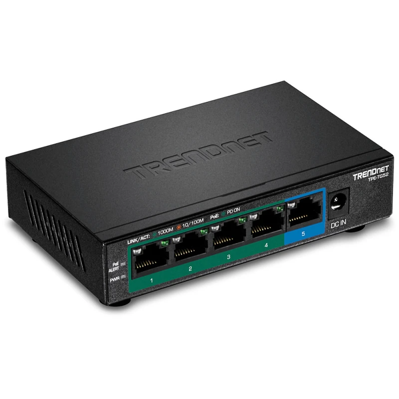 Image of Trendnet TPE-TG52 network switch Unmanaged Gigabit Ethernet (10/100/10