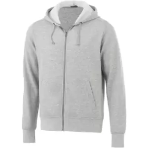 Image of Elevate Mens Cypress Full Zip Hoodie (XXS) (Heather Grey)