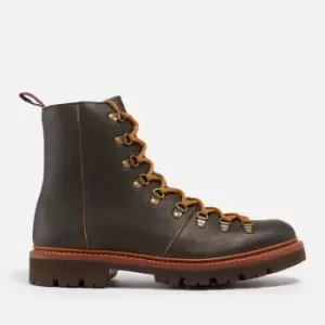 Image of Grenson Brady Leather Hiking-Style Boots - UK 8