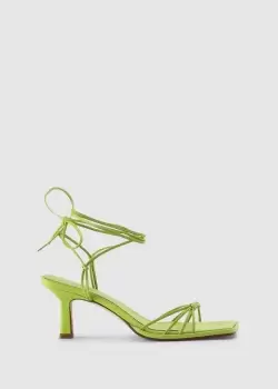 image of Aeyde Womens Roda Green Heels