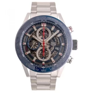 image of Carrera Calibre Heuer 01 Automatic Skeleton Dial Mens Watch