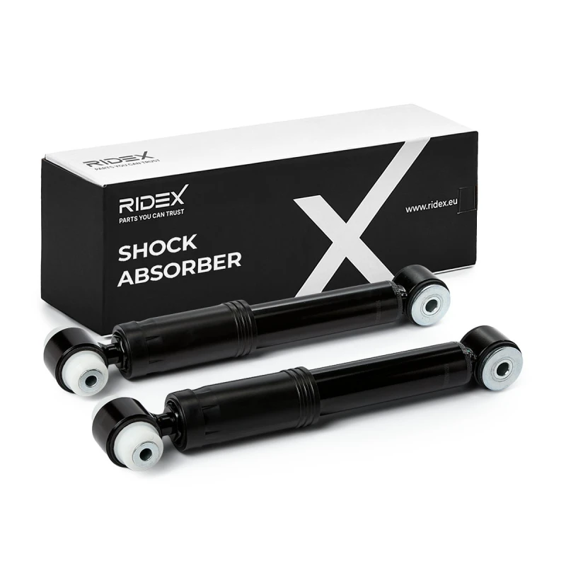 Image of RIDEX 854S20491 Shock absorber Rear Axle both sides, Gas Pressure, Monotube Shock Absorber (854)