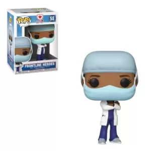 image of Pop! Heroes Front Line Worker Female 2 Pop! Vinyl Figure