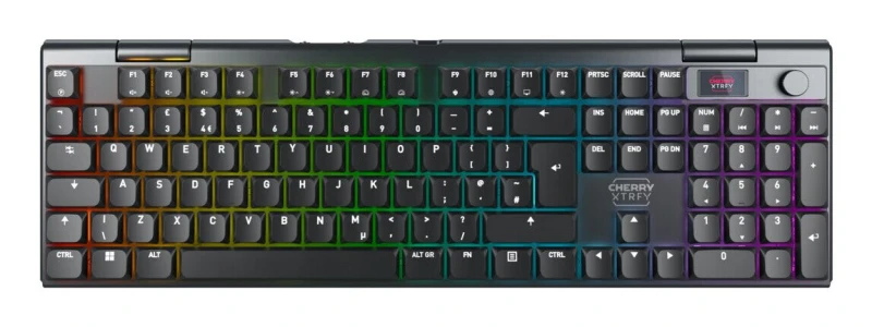 Image of Cherry CHERRY XTRFY MX 10.1 Wireless keyboard Gaming USB + RF Wireless + Bluetooth QWERTY UK English Black G8A-25100HJAGB-2
