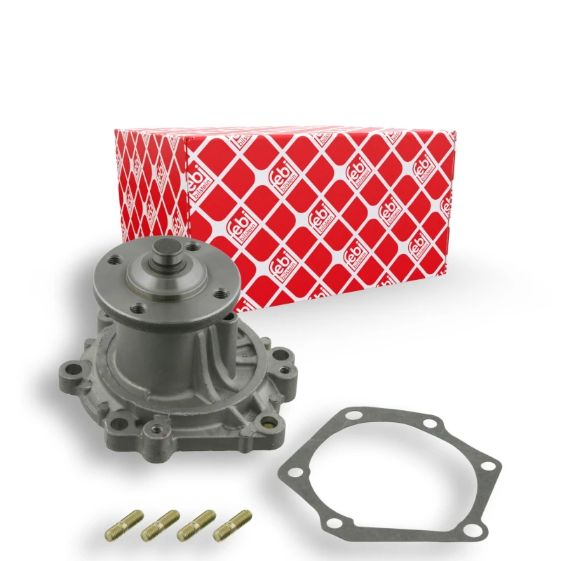 Image of FEBI BILSTEIN 26522 Water pump Cast Aluminium, with studs, with gasket/seal Cast Aluminium Water Pump (1260)