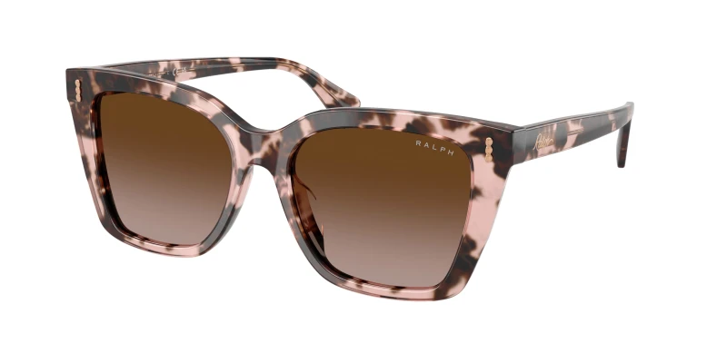 Image of Ralph Lauren RA5349U 605813 Woman Sunglasses Acetate Turtle Brown Squared Normal Nuanced Turtle Sunglasses Woman Acetate
