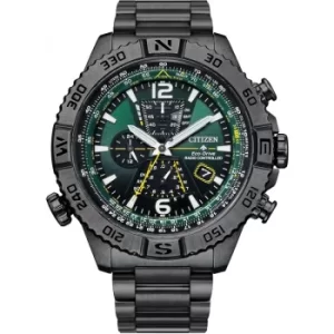 image of Mens Citizen Navihawk Calibre 6600 Alarm Chronograph Radio Controlled Watch