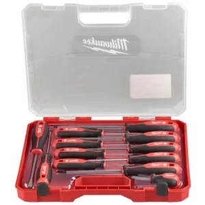 image of Milwaukee 12 Piece Tri-Lobe Screwdriver Set