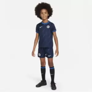 image of Nike Chelsea Away Minikit 2023 2024 Infants - Blue