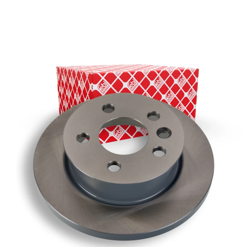 Image of FEBI BILSTEIN 06547 Brake disc Front Axle, solid, Coated Brake Disc (82)