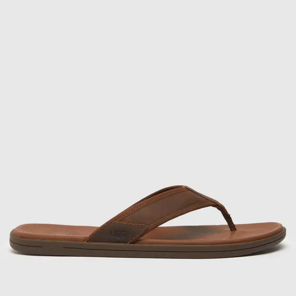 Image of UGG seaside flip flop sandals in brown Brown UK 7 (EU 41)