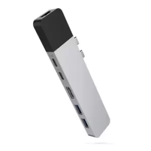 Image of Sanho GN28N-SILVER notebook dock/port replicator Docking