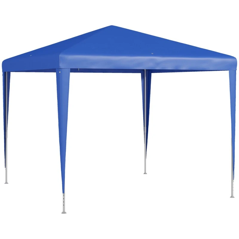 Image of OUTSUNNY Garden Gazebo Marquee Party Tent Wedding Canopy Patio 2.7 x 2.7m in Blue Blue Unisex
