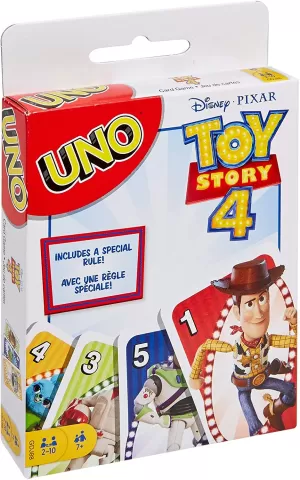 image of Toy Story 4 Uno Card Game