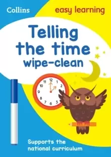 Image of Telling the Time Wipe Clean Activity Book : Ideal for Home Learning